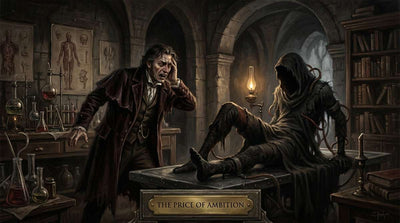 Victor Frankenstein confronting his creation — the creator not the creature | Studio Everart