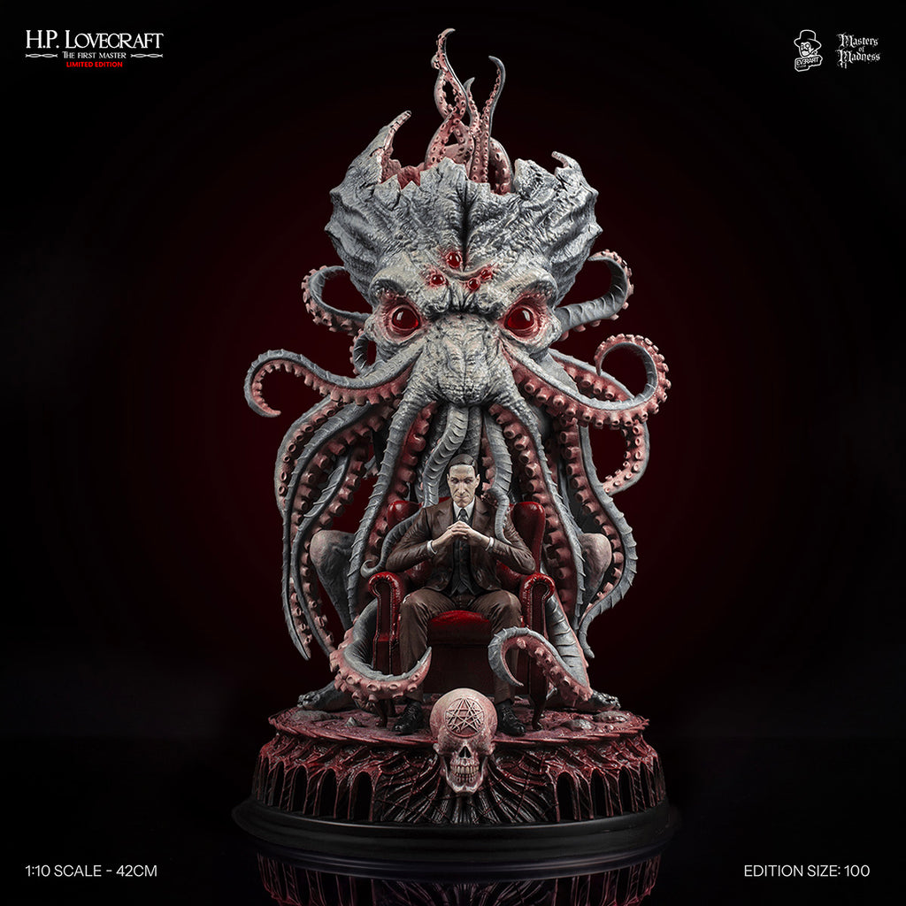 H.P. Lovecraft Forbidden Edition — hand-painted polystone statue | Studio Everart