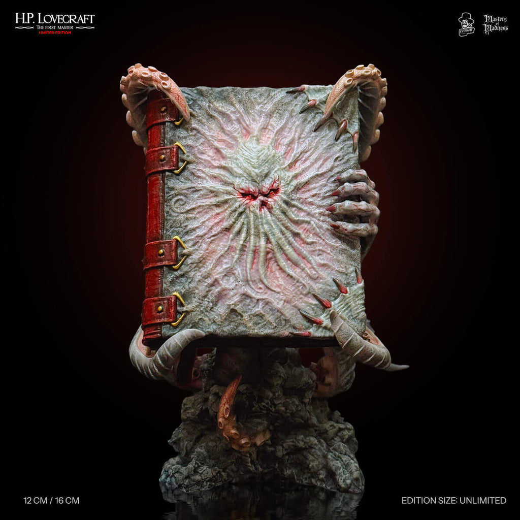 The Necronomicon — hand-crafted leather-bound resin replica | Studio Everart