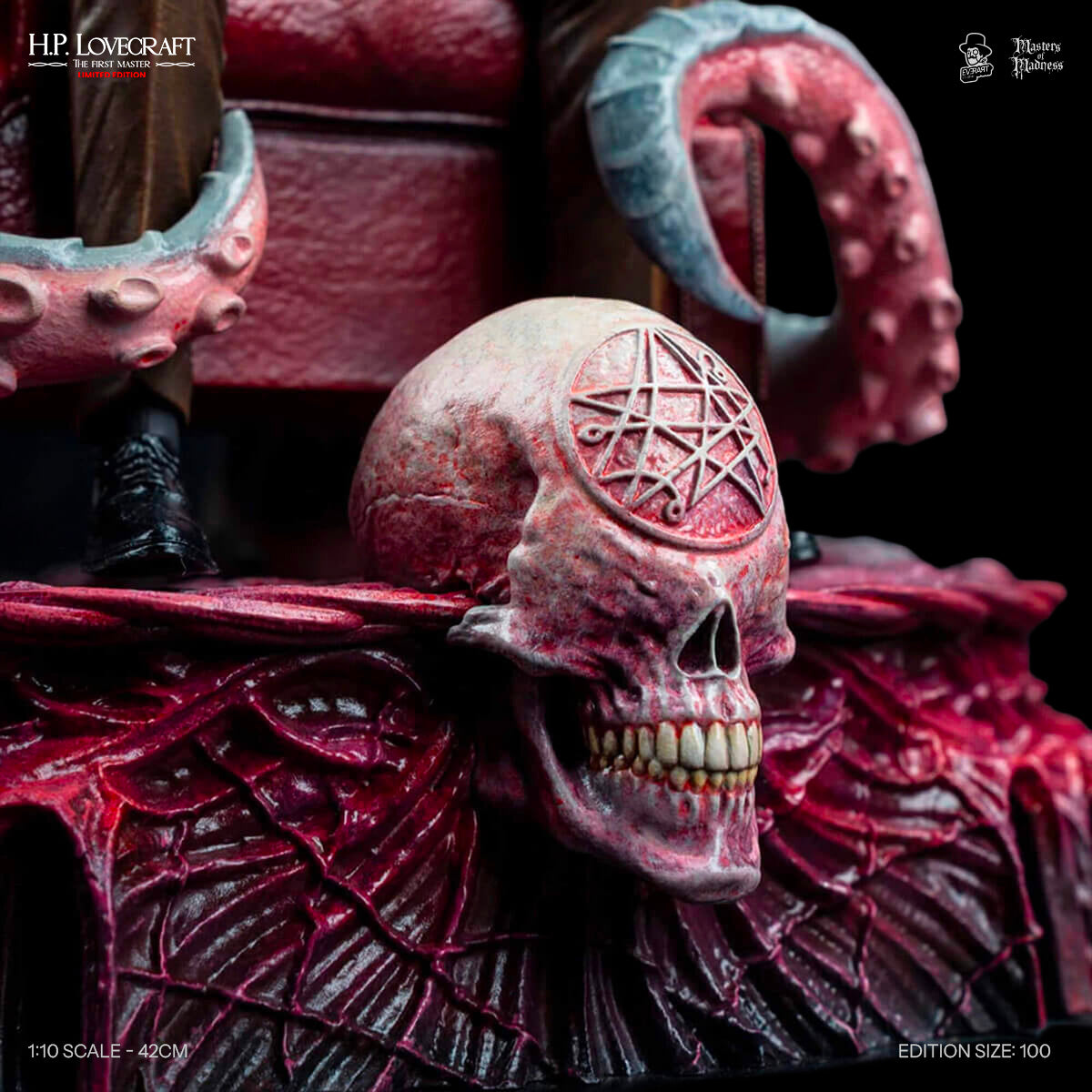 Necronomicon leather-bound replica — included in H.P. Lovecraft Forbidden Edition