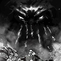 Lovecraft art print detail — Francesco Manna original, Masters of Madness collectible
