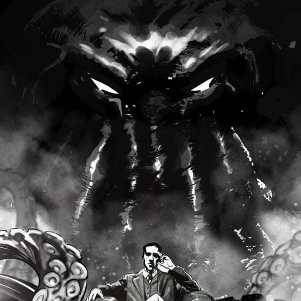 H.P. Lovecraft art print — detail