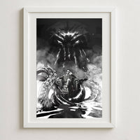 H.P. Lovecraft original print — fine art paper, limited edition dark art | Studio Everart