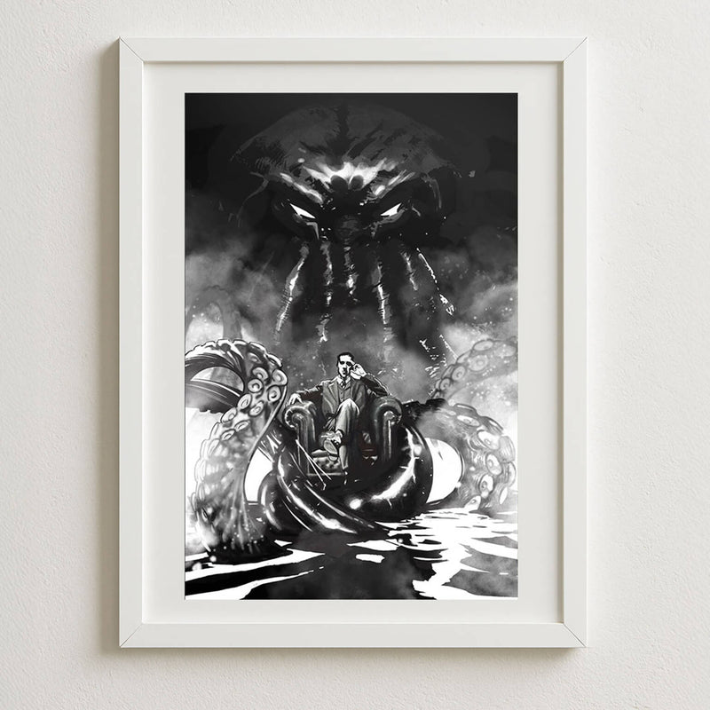 H.P. Lovecraft original print — fine art paper, limited edition dark art | Studio Everart
