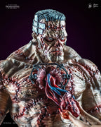 Close-up of the Creature's stitched chest and exposed heart, Frankenstein Creators Edition