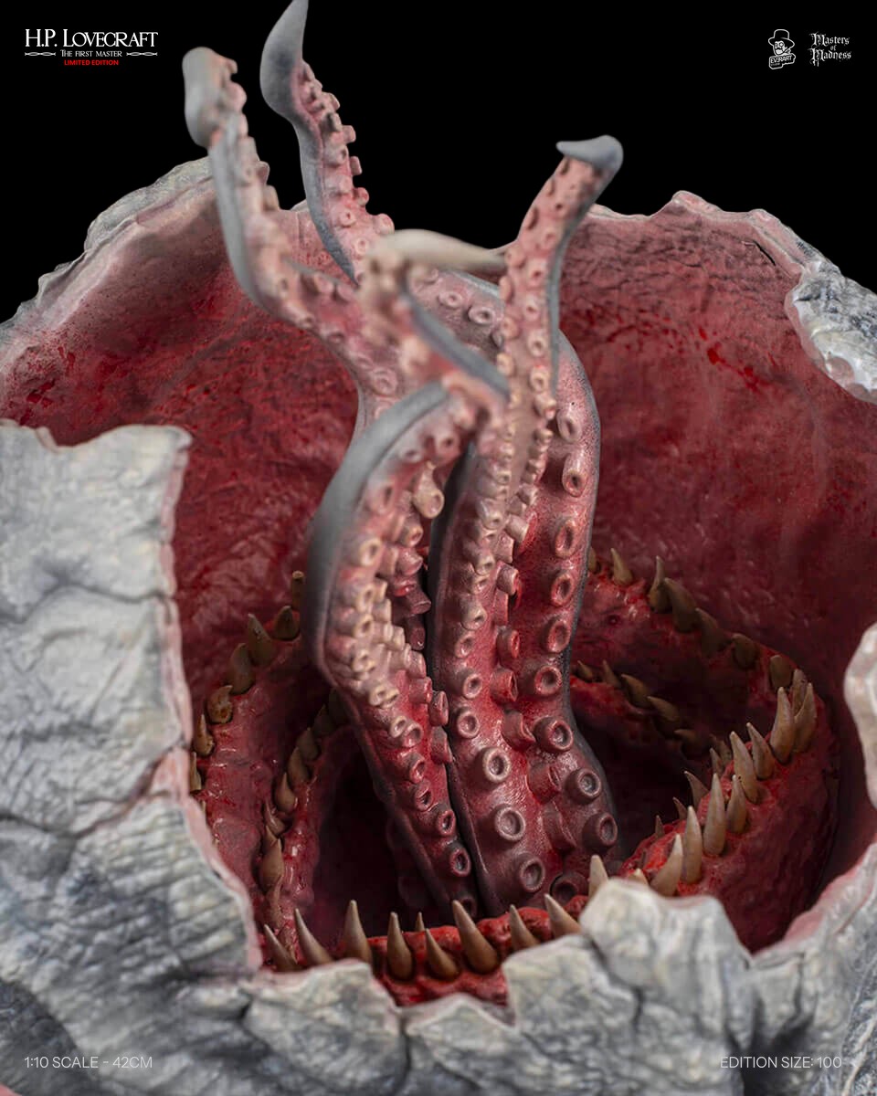 H.P. Lovecraft second portrait head — Forbidden Edition limited collectible