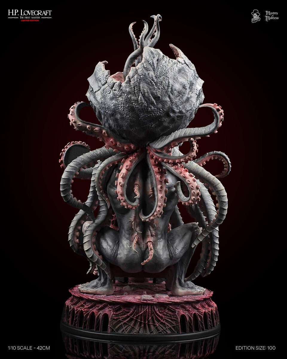 Lovecraft Forbidden Edition — limited edition polystone horror statue detail