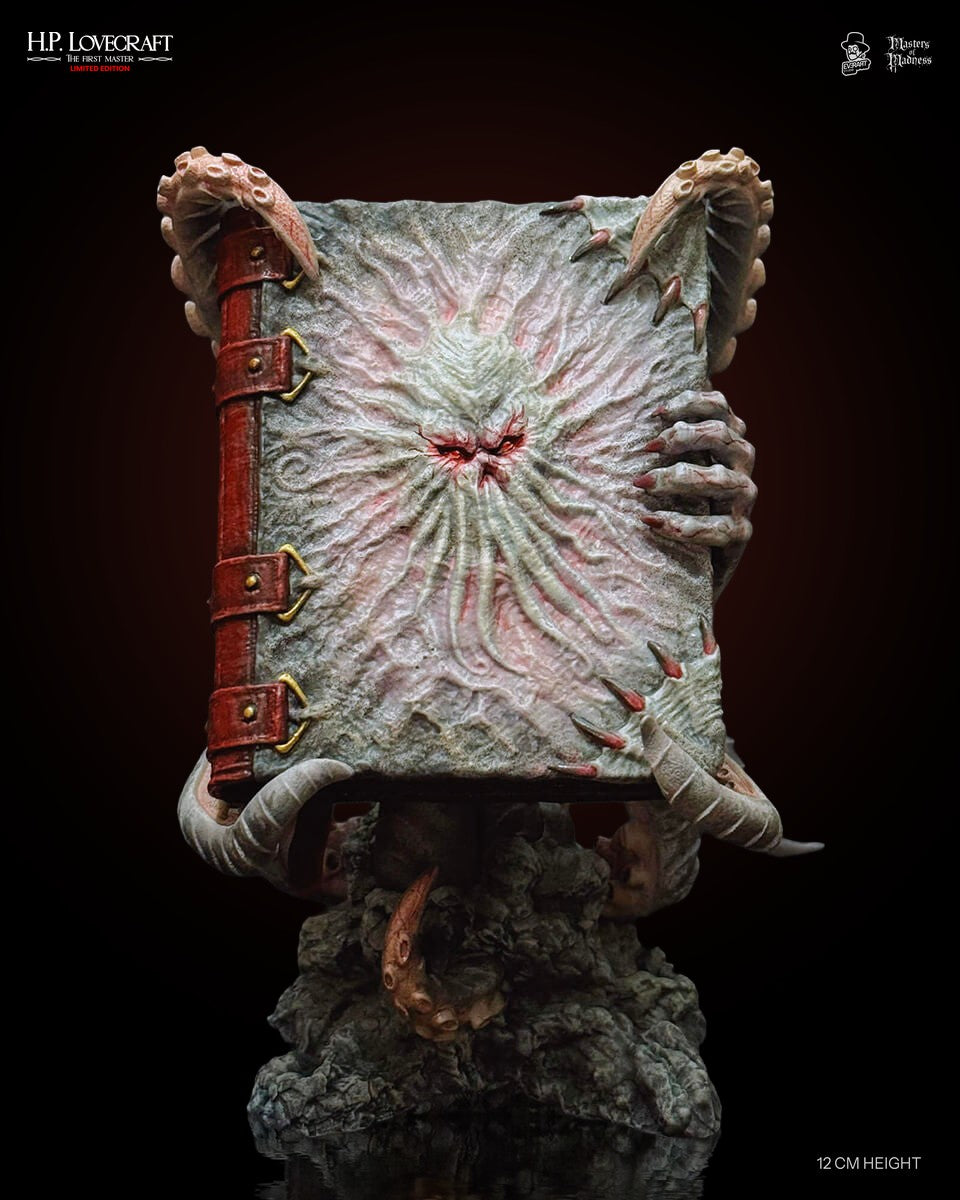 The Necronomicon — hand-crafted leather-bound resin replica | Studio Everart